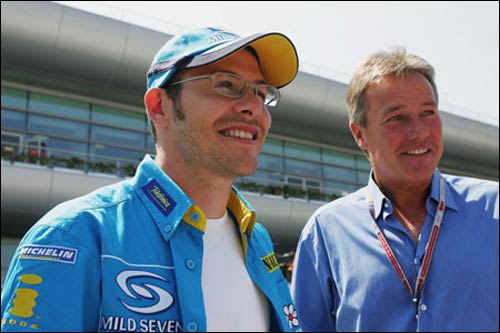 Крейг Поллок с Жаком Вильнёвом. 2004 год