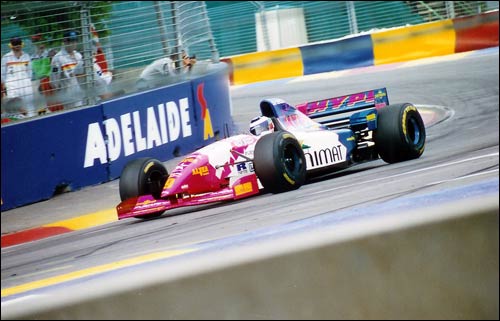 Джанни Морбиделли на пути к третьему месту в Гран При Австралии 1995 года