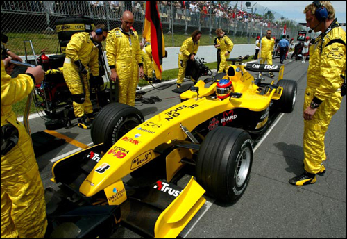 Глок на старте дебютного Гран При Канады 2004 года