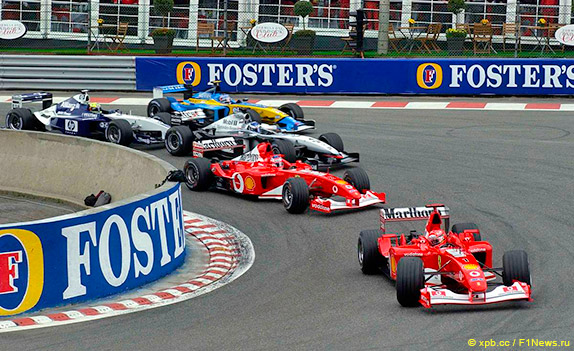 Старт Гран При Бельгии 2002 года