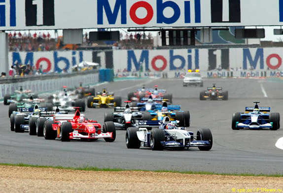 Старт Гран При Франции 2002 года