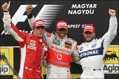 Подиум Гран При Венгрии'07