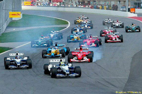 Старт Гран При Канады 2003 года