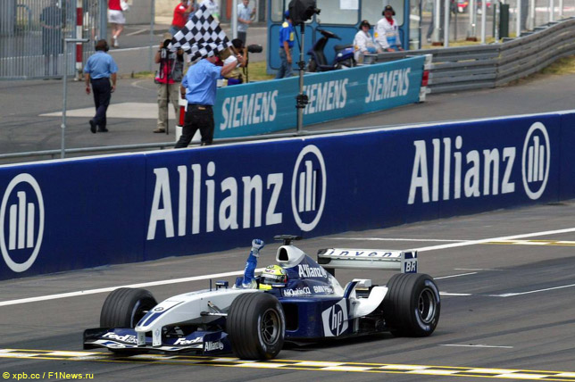 Ральф Шумахер выигрывает Гран При Европы 2003 года
