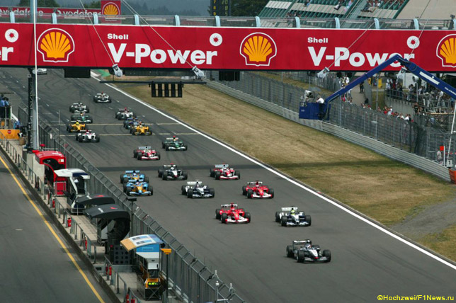 Старт Гран При Европы 2003 года