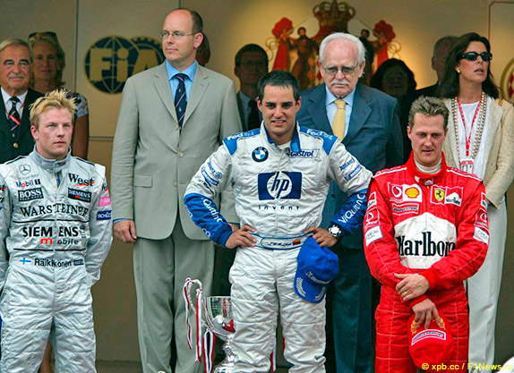 Подиум Гран При Монако 2003 года