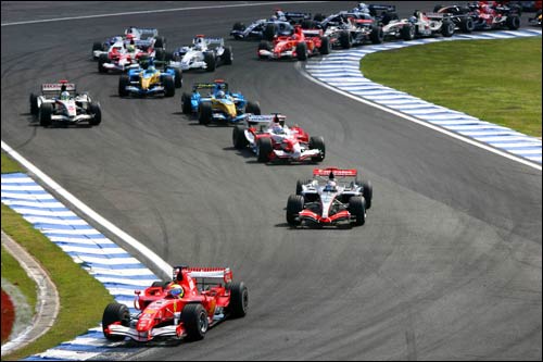 Старт Гран При Бразилии'06