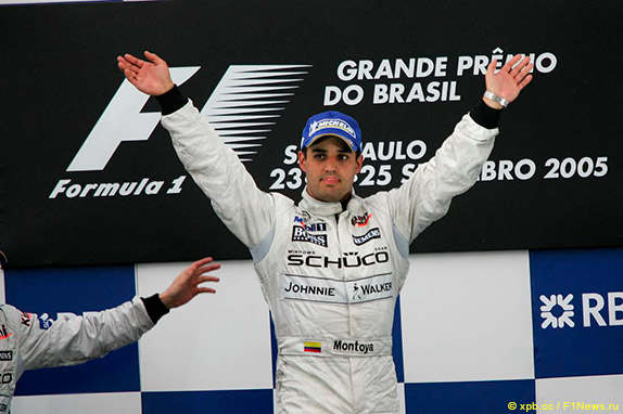 В Бразилии Хуан-Пабло Монтойя одержал свою последнюю победу в Формуле 1