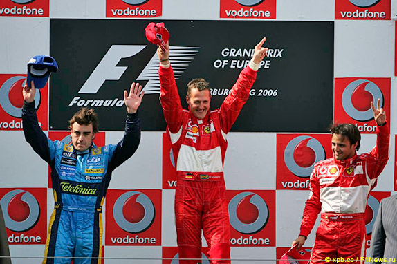 Подиум Гран При Европы 2006 года