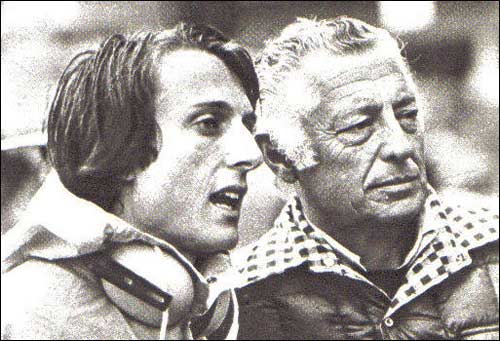 Лука ди Монтедземоло и его наставник, президент FIAT Джанни Аньелли. Начало 70-х
