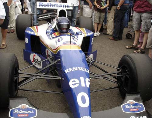 Сначала Эдриан строил для Williams машины - а позже сам садился за их руль во время гоночных фестивалей