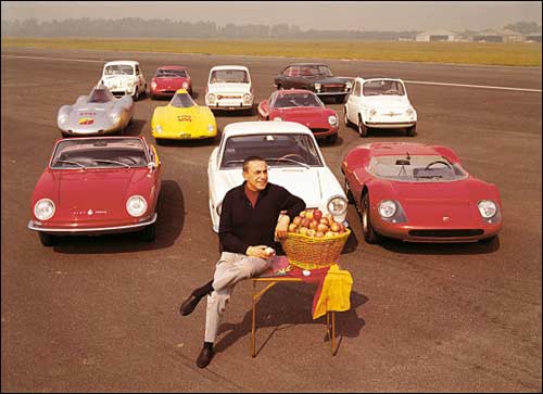Аурелио Лампреди и созданные им автомобили. Фото 60-х годов