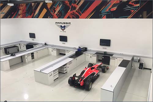 База Marussia F1 в Бэнбери