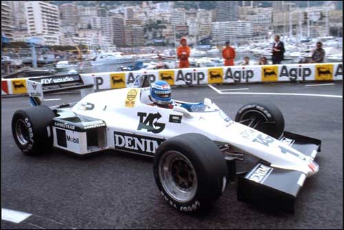 Росберг на пути к победе в Гран При Монако 1983 года