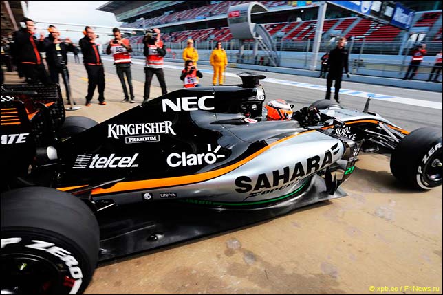 Новая машина Force India дебютирует на трассе
