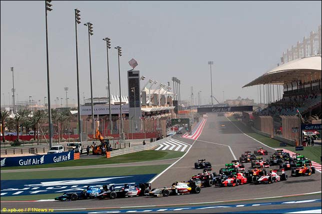 Гонка GP2 в Бахрейне