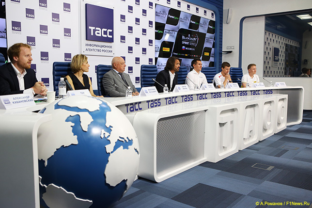 Московская пресс-конференция организаторов и участников Blancpain Series