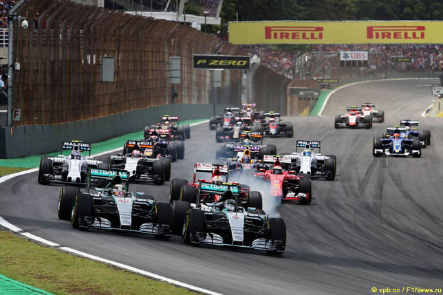 Старт Гран При Бразилии, 2015 год