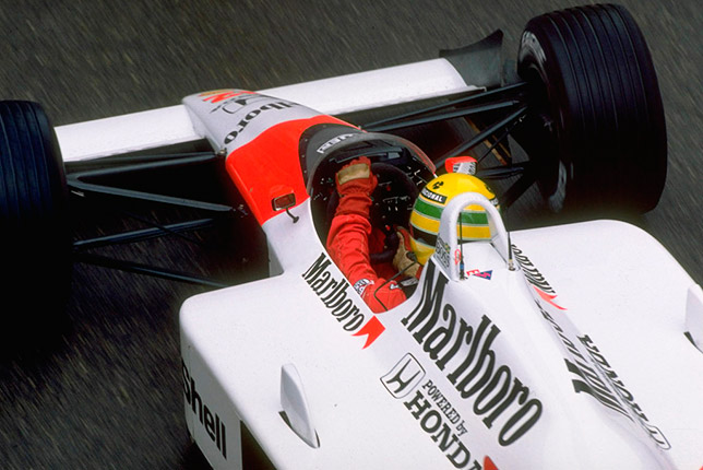 Айртон Сенна на Гран При Монако 1988 года