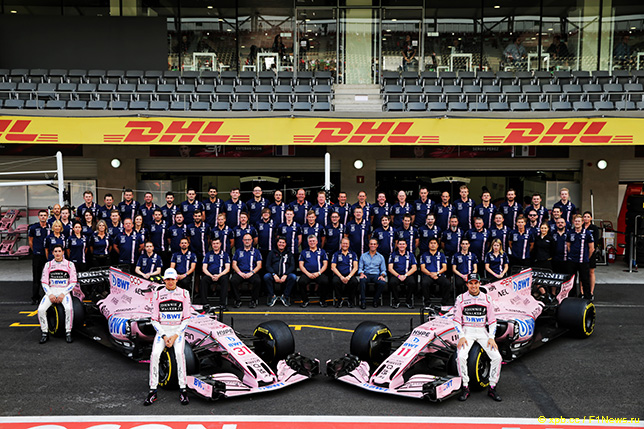 Команда Force India стала по итогом сезона лучшей из остальных