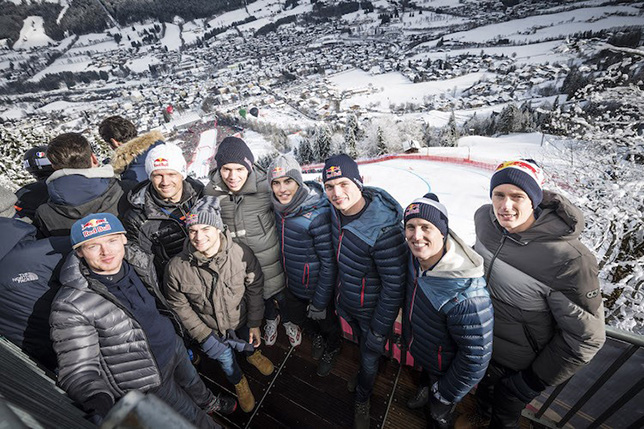 Гонщики Red Bull на зимней встрече в Кицбюэле