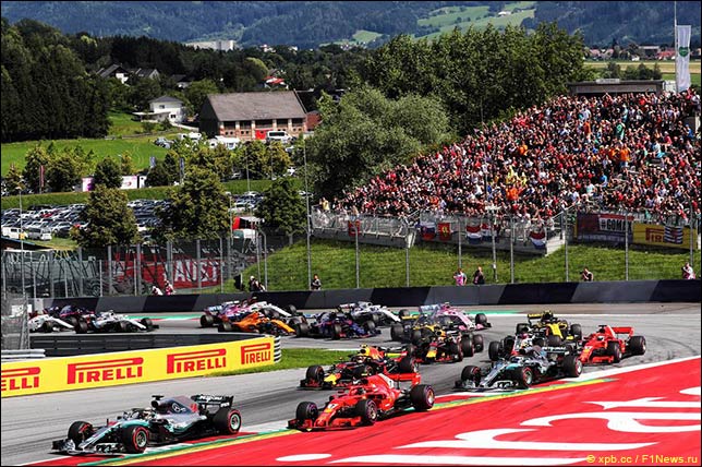 Старт Гран При Австрии
