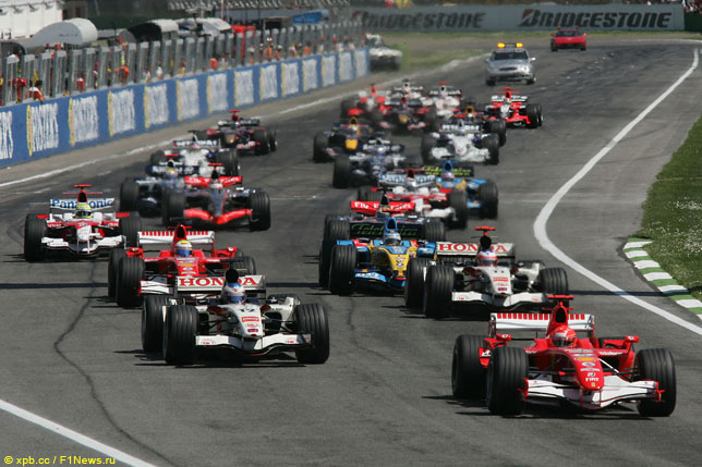 Старт Гран При Сан-Марино, 2006 год