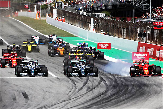 Старт Гран При Испании 2019