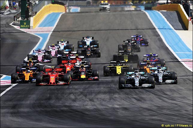 Старт Гран При Франции 2019