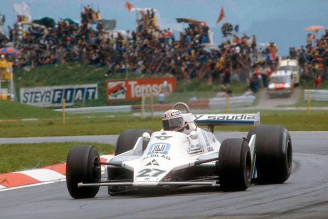 Алан Джонс на Гран При Австрии 1979 года. Фото Williams/Ford