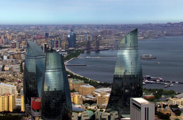 Вид на центральную часть Баку, фото пресс-службы Baku City Circuit