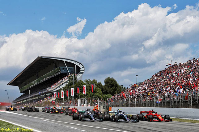 Старт Гран При Испании 2019 года
