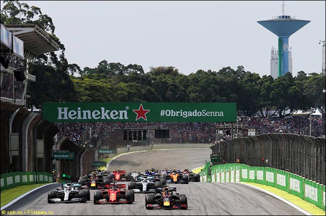 Старт Гран При Бразилии