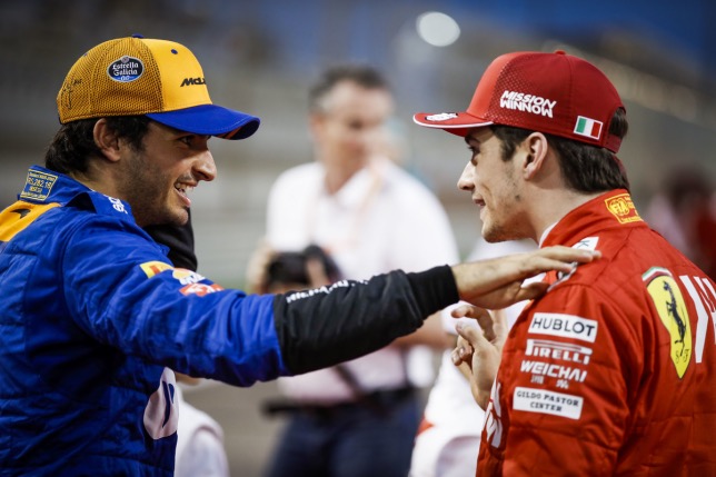Карлос Сайнс и Шарль Леклер - будущие напарники в Ferrari
