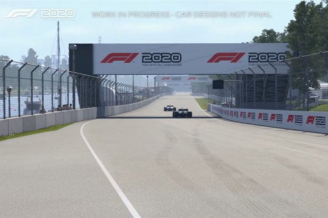 Кадр из игры F1 2020