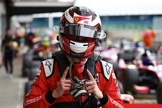 Каллум Айлотт, победитель квалификации в Сильверстоуне, фото пресс-службы Формулы 2