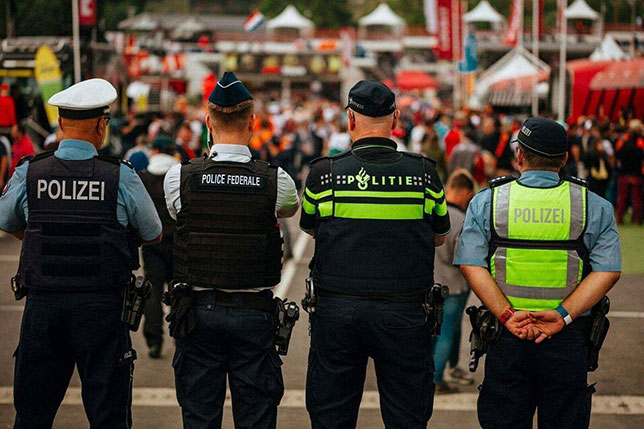 Бельгийская полиция в Спа, фото пресс-службы Federale Politie