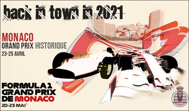Афиша Гран При исторических машин и Гран При Монако