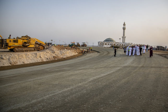 Ход строительства трассы в Джидде
