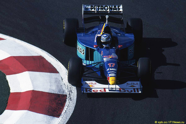 Норберто Фонтана за рулём Sauber на Гран При Франции 1997 года