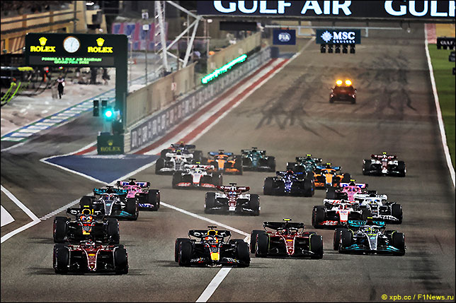 Старт Гран При Бахрейна 2022