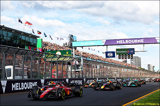 Старт Гран При Австралии 2022