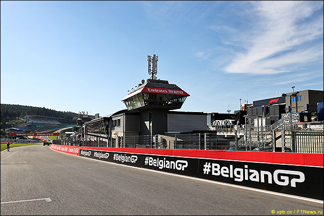Стартовое поле Гран При Бельгии 2022