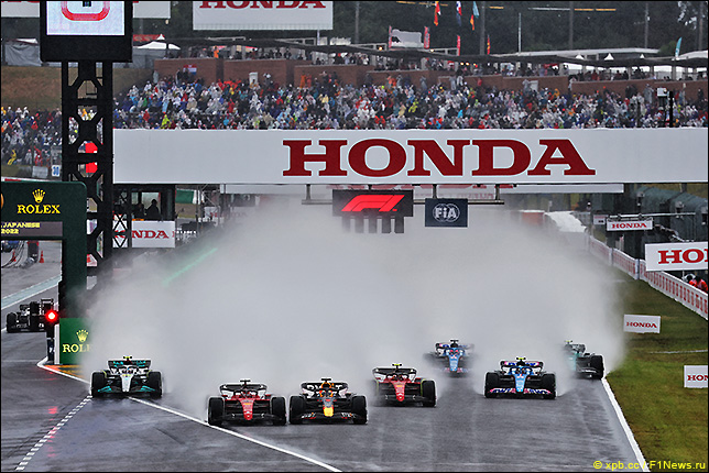 Старт Гран При Японии 2022