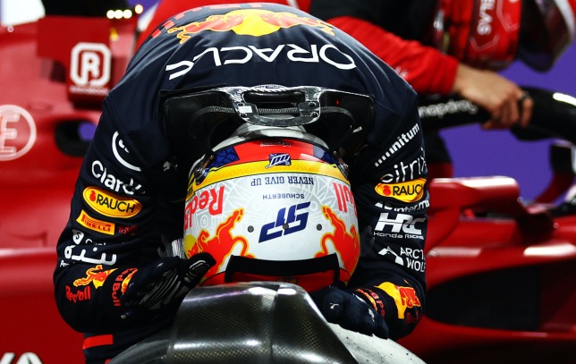 Серхио Перес после квалификации в Джидде, фото пресс-службы Red Bull Racing