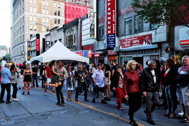 Улицы Монреаля в дни Гран При Канады, фото XPB