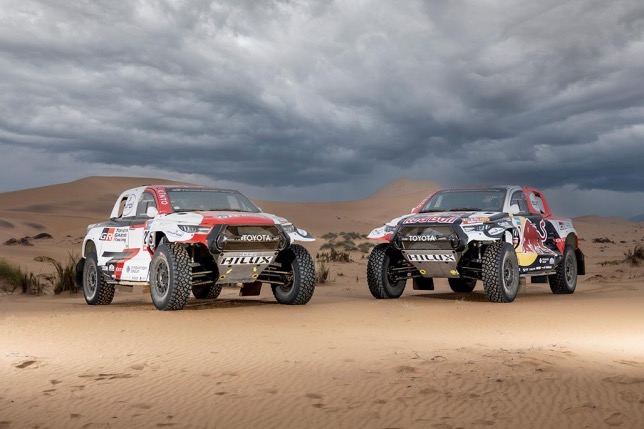 Внедорожники Toyota GR DKR Hilux T1+, фото пресс-службы Toyota Gazoo Racing