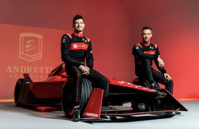 Джейк Деннис и Андре Лоттерер у новой машины Andretti Formula E