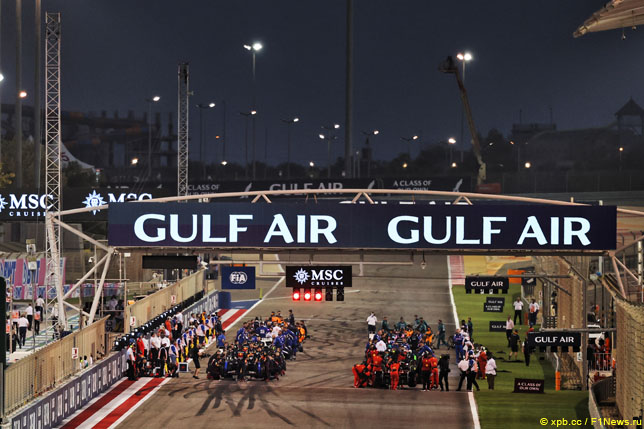 Стартовая прямая Гран При Бахрейна, 2022 год