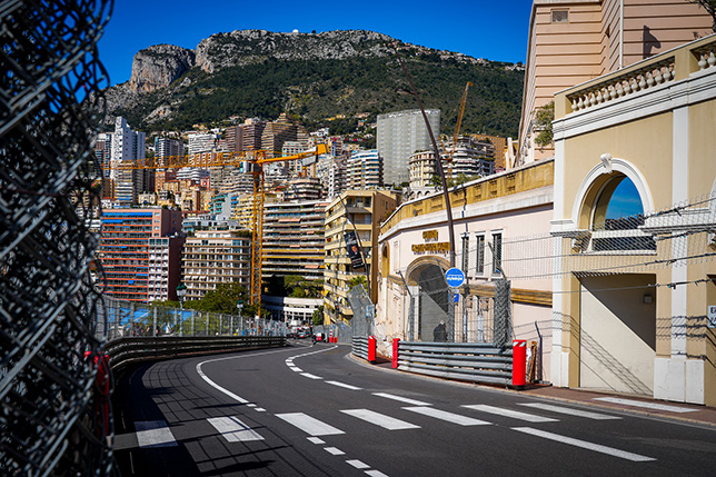 Трасса в Монако в этот уик-энд, фото автоклуба Монако